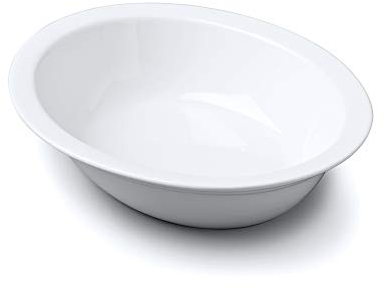 Wm Bartleet & Sons Traditional Porcelain Oval Pie Crust Dish, White (32cm)