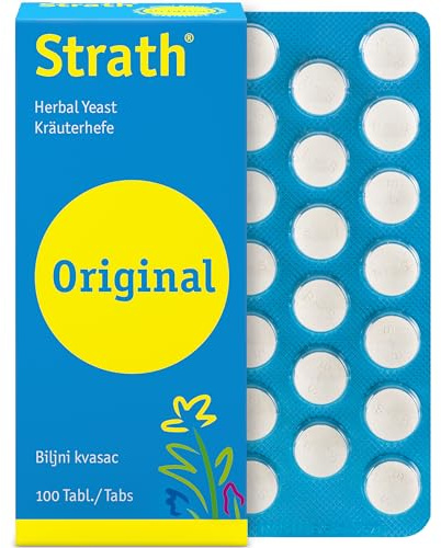 Strath Original Tablets (100) - Food Supplement with Herbal Yeast - Daily Nutritional Supplement - Suitable for Pregnant and Breastfeeding Women - Lactose, Gluten Free - Vegan See Less