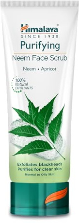 Himalaya Purifying Neem Scrub Helps Fights Pimples, Prevents Marks, Controls Excess Oil, Exfoliates and Purifies Skin | Best for Normal to Oily Skin -75ml