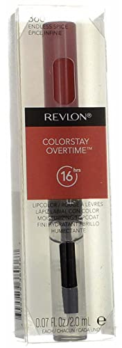 Revlon ColorStay Overtime Liquid Lip Color, Endless Spice [360] 0.07 oz by Revlon