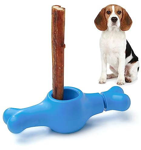 ChewEasy Support interactif pour chien - Couleur vive, forme de balançoire - Taille M