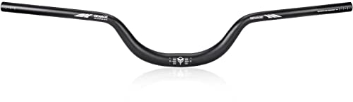 GEWAGE Fahrrad Riser Lenker aus leichter Aluminiumlegierung, Länge 780 mm, passend für 31,8 Vorbau, ideal für Berg, Straßen und Hybridräder mit mehreren Aufstiegsoptionen. (90mm Höhe)