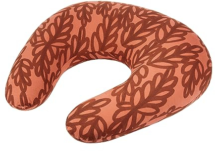 Babymoov B.LOVE Still- & Schwangerschaftskissen Vegetal Terracotta - OEKO-TEX zertifiziert und aus Bio-Baumwolle, weiche & dichte Füllung in Premium-Qualität