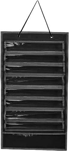 Organiseur de ceintures d'arts martiaux pour 8 ceintures, collection pour enfants, karaté, boxe, judo, kung fu, aïkido (noir)