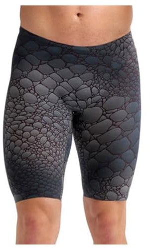 Jammer De Bain pour Hommes, Short De Bain Respirant À Séchage Rapide, Imprimé Jambes Carrées,