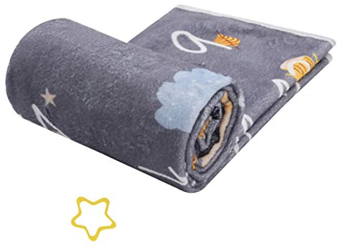 ARTIBETTER 1 Satz Meilenstein-Fotodecke Fotografie Requisiten Zubehör Cartoon-Decke Babydecken Sitz Träger monatliche Decke Meilensteindecke Neugeborenendecke Monat Decke Flanell