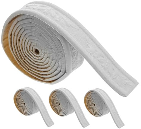 HOMSFOU 4rollos De Tapiz Autoadhesivo Moldura Para Paredes Decoración Elegante Instalación Instantánea Protección De Pvc Adaptable Estilos Para Bricolaje