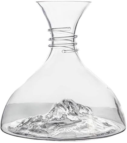 Kristallkaraff för rött vin, Iceberg Dekanter Lyxig och Högklassig Hushåll Snabb Dekanter Avdelare Kreativa Kristallglas Rödvin Dekanter