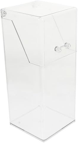 CALLARON Seau de Rangement Cosmétique Transparent pour Pinceaux et Bijoux Organisateur de Maquillage Durable avec Capacité Boîte de Rangement Pratique pour Coiffeuse et Bureau