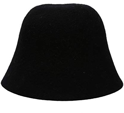 AMateschitz Vintermössa dam vinter fiskarhatt mode elegant hinkhatt kupol enfärgad filthatt vindtät hinkhatt filt dammössa ull fiskarhatt retro elegant krukhatt för skidresor