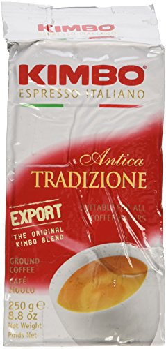 Kimbo Espresso exportiert gemahlenen Kaffee 2 Beutel 8,8oz / 250g jeder