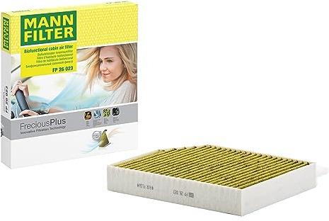 MANN-FILTER FP 26 023 Innenraumfilter/Kabinenluftfilter - FreciousPlus Biofunktionaler Pollenfilter - für Pkw + Transporter