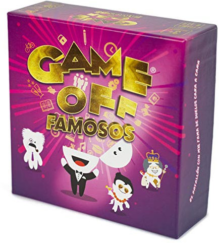 GAME OFF - Famosos. El Batallón con Más Fama de Duelos Cara a Cara | Juego de Fiesta | A Partir de 5 años | 3+ Jugadores | Tiempo de Juego de 15+ Minutos