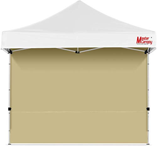 MASTERCANOPY Instant Gazebo Sidewall Panels Sunwall for 3x3M Pop Up Gazebo,1 Piece,Beige