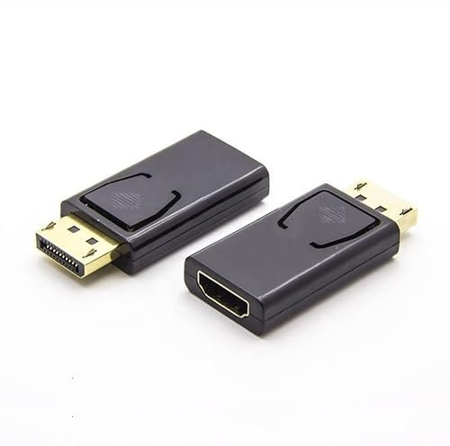 Qost - Adaptateur DisplayPort vers HDMI - Display Port Dp Male à adaptateur femelle Hdmi Noir haute qualité dp vers convertisseur Hdmi
