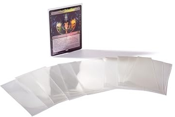 Leuchtturm 369932 TCG Sleeves Pro - 100er Pack - extra dick, klar, PVC-, säurefrei - 100 my - 67 x 92 mm Standard Size