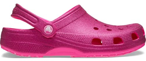 Crocs Classic Glitter Clog Pink Crush Size 3 UK Men/ 4 UK Women
