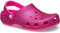 Crocs Sabots classiques à paillettes unisexes pour adulte, Pink (Crush), 6 Women/4 Men