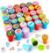 Sprifityy 36 Stück Stempel Kinder,Cartoon Auto Stempelset,Selbstfärbende Stempel für Kinder,Geschenktütenfüller,für KinderPartyFavor,Geburtstagsgeschenk,Classroom Prizes (A)