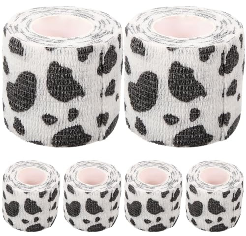 BESPORTBLE 6 Rolls Pet Self Dog Wraps Bandages for Dogs Dog Tape Horse Body Cow Horse Leg Wraps Cow Shoeing Bandages Tape Non-woven Fabric