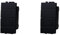 IXTRIMA Pulsante Doppio Saliscendi 1P+1P 10A Colore Nero Compatibile Con Bticino Living International/light