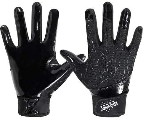 AIGEVTURE Youth Football Gloves Kid Receiver Gloves Boys Girls Unmatched Grip Great Gift