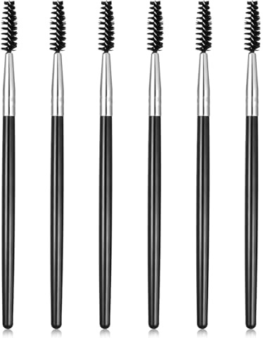 6 Stück Wimpernbürstchen Wimpernbürste Wimpernkamm Augenbrauenbürste Augenbrauenpinsel Wimpern Bürstchen zum Modifizieren von Augenbrauen und Wimpern Make-up-Tools für Wimpernverlängerung