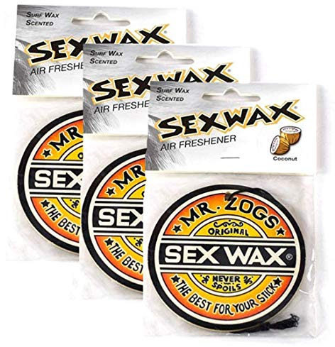Sex Wax Désodorisant pour voiture Parfum de noix de coco 3-pack