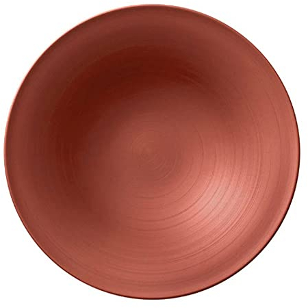 Villeroy & Boch Manufacture Cuencos de pasta Porcelana Premium, Rojo (Glow), Fuente 29cm