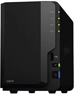 Synology DS218 NAS 6To (2X 3To) Ironwolf DS218/2G/6T-IW Schwarz