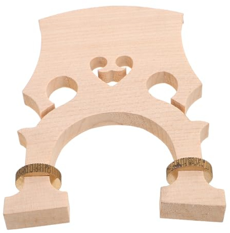 JOINPAYA Violonchelo Puente de Madera de Arce Ajustable Puente Europeo Opciones de Alto para Repuestos de Violonchelo Uso Conciertos y Practicas