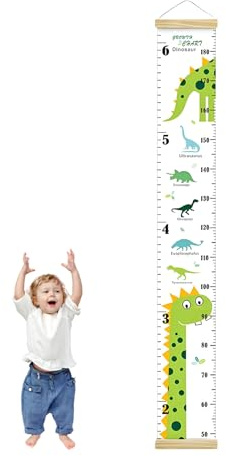 Mappa 'altezza dei bambini | Grafico di crescita su tela rimovibile | Decorazione asilo per ragazzi per sala giochi bambini camera da ragazza tracking altezza pietre miliari