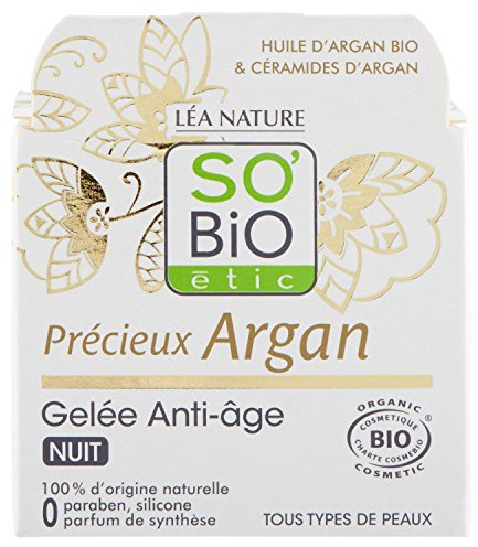 SO'BiO étic Précieux Argan Gelée de Nuit Anti-Age