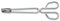 3 Claveles TENACILLA Pescado INOX.18/8 25 cm. C 3C, Acero Inoxidable, Plata