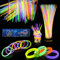 Trimming Shop Lot de 50 Bâtons Lumineux avec Connecteurs, Bracelet Fluorescent Lumineux Tube Soirée pour Enfants et Adultes, Décoration de Nouvel an, Halloween & Noël Accessoires Fluo Soirée