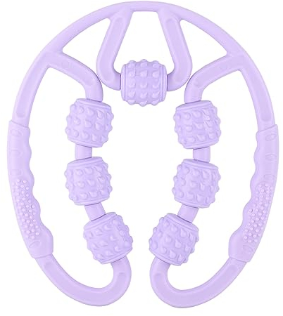 360 ° Triggerpunkt-Massagerolle U-Form Muskel-Massageroller 7-Rad-Massagerolle für Waden Beine Arme Muskelkater Steifheit Schmerzlinderung Im Tiefen Gewebe