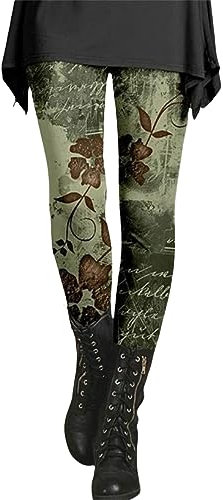 Legging Noir Femme Pas Cher - Vintage Push Up Pantalons Taille Haute Automne Et Hiver Collant Sexy Epais Legging De Sport Pas Cher Tenue Imprimé avec Motif Thermiques