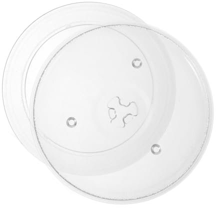HOMSFOU 2piezas Plato Giratorio Para Horno Microondas Soporte De Vidrio Fácil De Limpiar