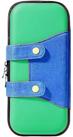 OIXYA Étui de Transport pour Console pour Nintendo Switch 2 (2025), étui Rigide avec Rangement Intelligent pour Accessoires et 20 Poches pour Jeux, édition Coffret Cadeau ( 2 Black )