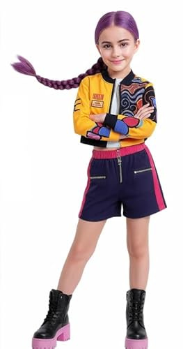 Yo! Party Disfraz K-Pop Rumi Morada Talla Unica 10-12 Años