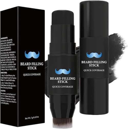 Stylo correcteur de moustache avec pinceau, 7 g, résistant à l'eau et à la transpiration, teinture pour barbe, stylo de soin pour homme, usage quotidien