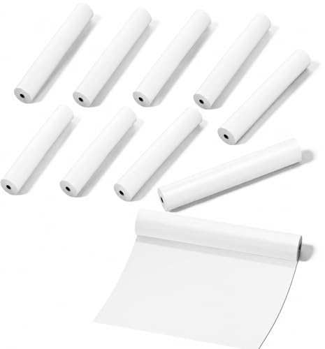 Goulifan 10 Rolls - 260 Sheets A4 Thermal Paper, 210mm x 8 m Thermal Roll Printer Paper Compatible with Phomemo M832/M834, for Travel, Home, Office, Photos, Invoices, Contracts
