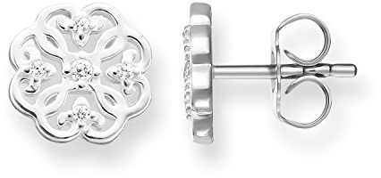 Thomas Sabo Damen Ohrringe Ohrstecker Zirkonia weiß 925 Sterling Silber H1881-051-14