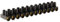 Zenitech - Barra di Connessione 12 Poli Sezione 10mm² - Compatibile con Cavi da 4mm² a 25mm² - Installazione Facile e Design Compatto - Alta Conductività e Sicurezza - Nero
