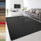 Floordirekt 100% reines Sisal - Sisalteppich - Teppich für Wohnzimmer - Naturfaser - Läufer (Schwarz, 200 x 300 cm)