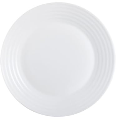 Luminarc 8013638 Harena Assiette de Dessert Diamètre 19 cm Opale Blanc 1 unité