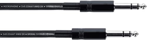 CORDIAL - Cable de audio jack estéreo de 50 cm