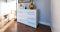Marlux-Meble Kommode Barcelona mit 4 Schubladen 120 cm breit Aufbewahrungskommode Hochglanz Modernes Design Sideboard Schubladenschrank Aufbewahrungsschrank Schubladenkommode Schrank