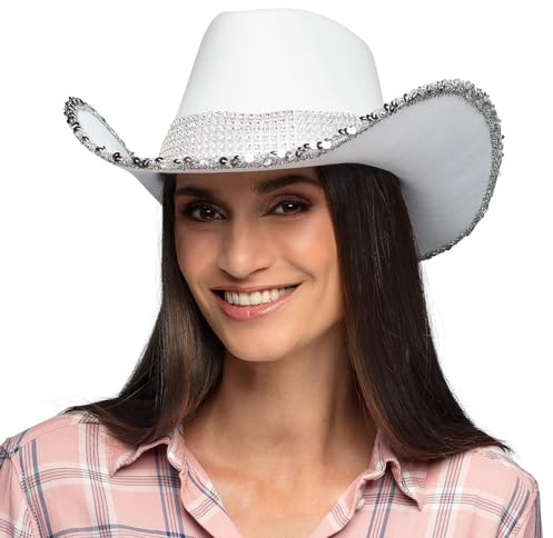 Boland - Cowboy Hat Party Girls, Chapeau pour déguisements, carnaval et fête à thème