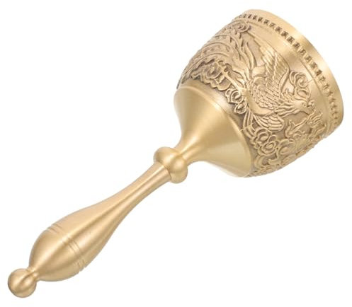 OUNONA Campana De Mano Vintage Timbre Manual Para Restaurante Campanillas Decorativas